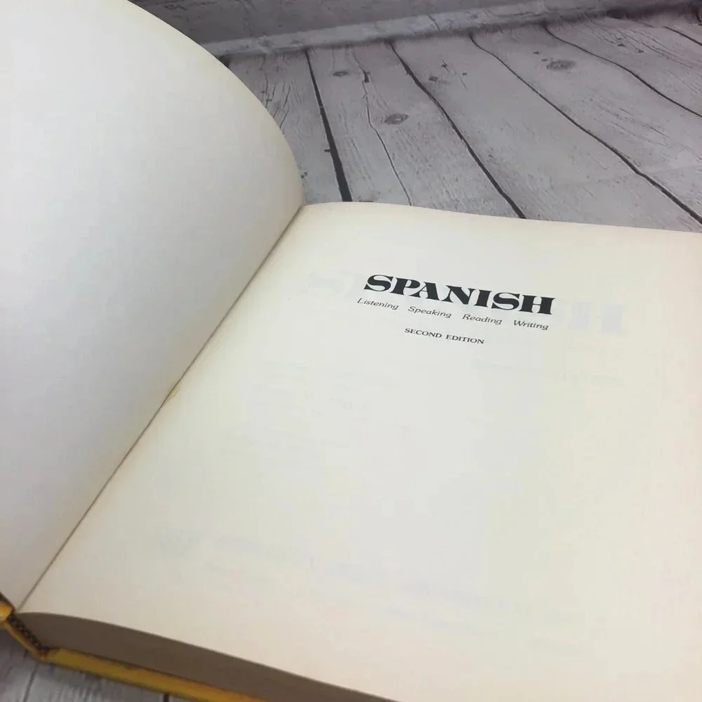 vintage Spanish textbook 1974